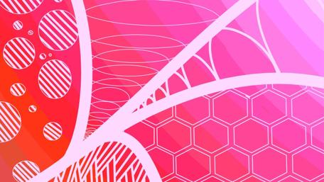 Vibrant Pink Abstract Pattern Design wallpaper