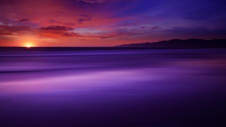 Purple sunset wallpaper