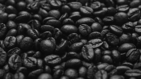 Black coffee grounds wallpaper