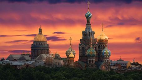 Church of the Savior on Spilled Blood - St. Petersburg, Russia wallpaper