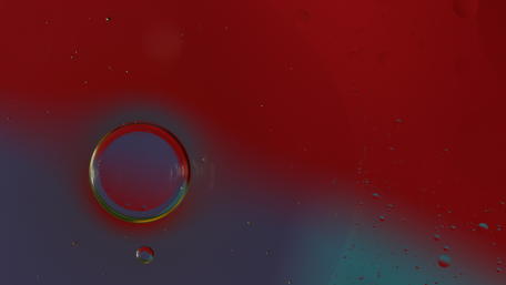 Vibrant Red Bubble Abstract Wallpaper wallpaper