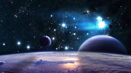 Planets in the universe wallpaper