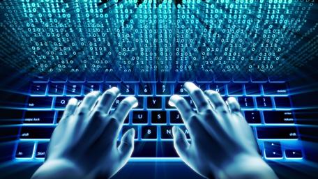 Hands on the keyboard - Digital art wallpaper