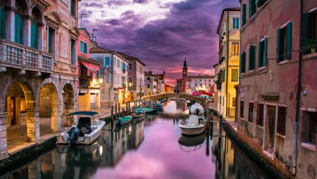 Canal Vena - Chioggia, Venice, Italy wallpaper