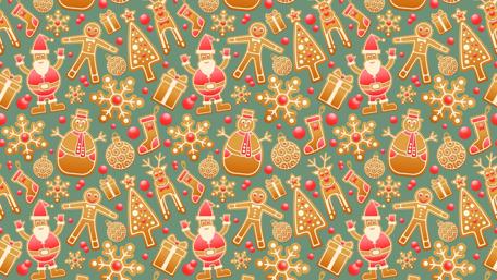 Christmas pattern wallpaper