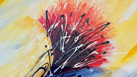 Abstract painting art wallpaper