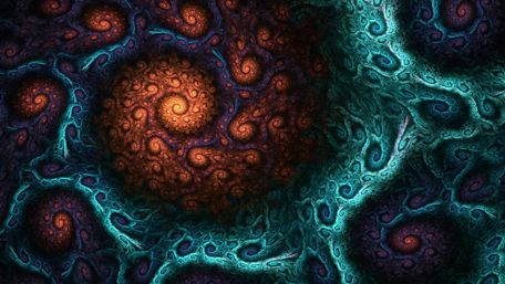 Spire fractal art wallpaper