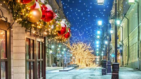 Chrismas in Moscow wallpaper