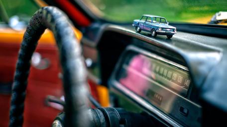 Car in car wallpaper