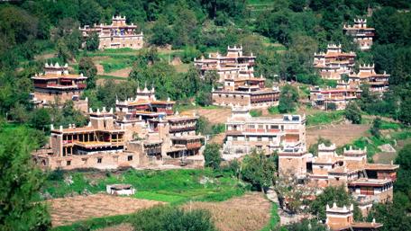 Jiaju Tibetan Village (Danba County, China) wallpaper