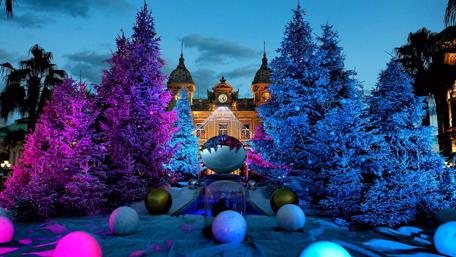 Christmas in Monte Carlo, Monaco wallpaper