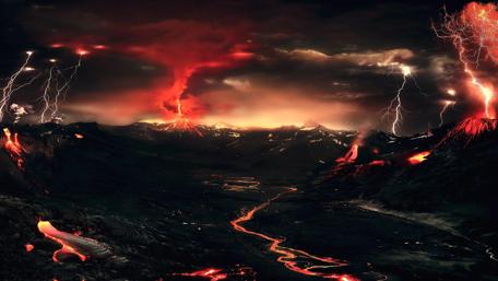 Volcanic Landscape wallpaper