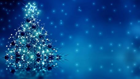 Blue Christmas wallpaper