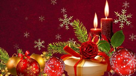 Festive Glow of Christmas Cheer wallpaper