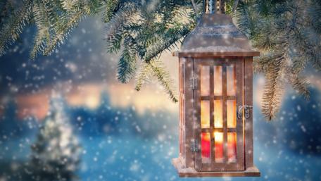 Christmas lights wallpaper