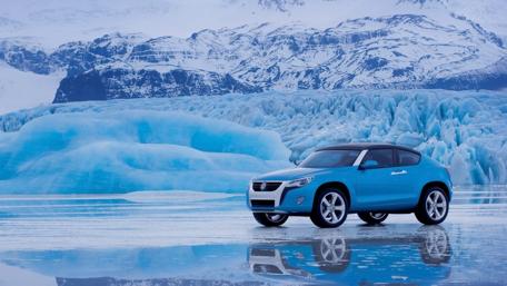 Arctic Adventure with a Volkswagen Car wallpaper