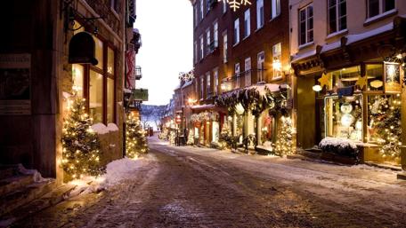 Christmas town wallpaper