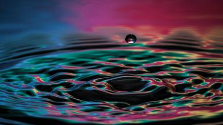Rippling waves wallpaper
