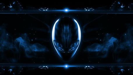 Blue Alien wallpaper