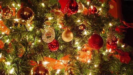 Christmas lights wallpaper