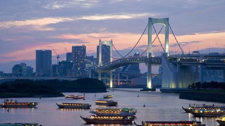 Rainbow Bridge - Tokyo, Japan wallpaper