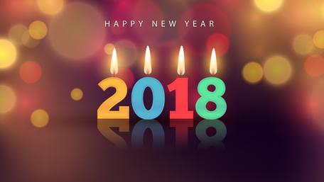 Happy New Year 2018 wallpaper