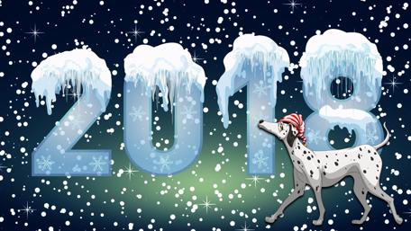 2018 the Year of the Dog wallpaper