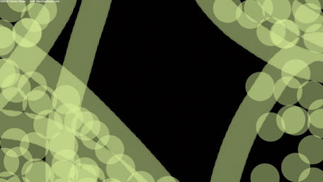 Serene Green Abstract Circles Wallpaper wallpaper