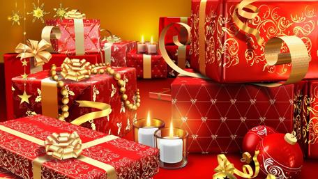 Christmas gifts wallpaper