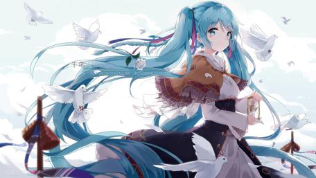 Hatsune Miku Illustration wallpaper
