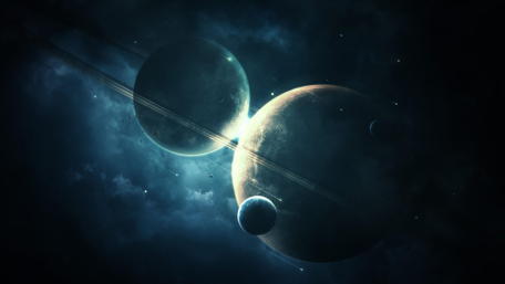 Planet crash wallpaper