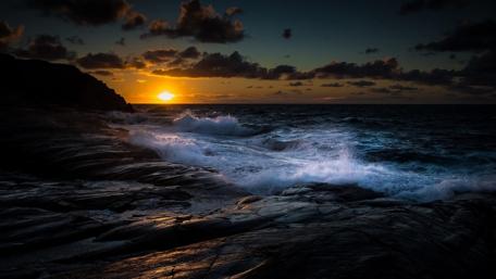 Dark sunset wallpaper