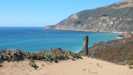 Coastal Serenity at the Beachside View wallpaper