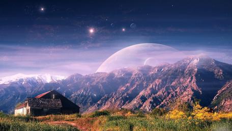 Fantasy landscape wallpaper
