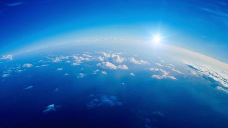 Blue skies wallpaper