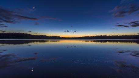 Sunset reflection wallpaper