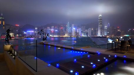Avenue of Stars at night (Hongkong) wallpaper