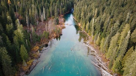 Aerial photography wallpaper