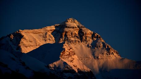 Everest north wall sunset wallpaper