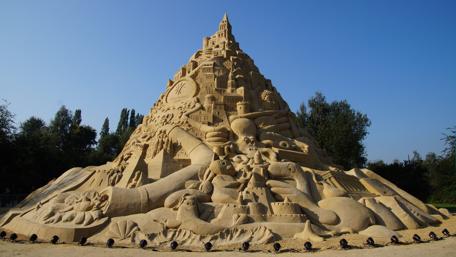 Sandcastle wallpaper