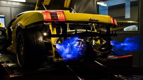 Lamborghini exhaust flames wallpaper