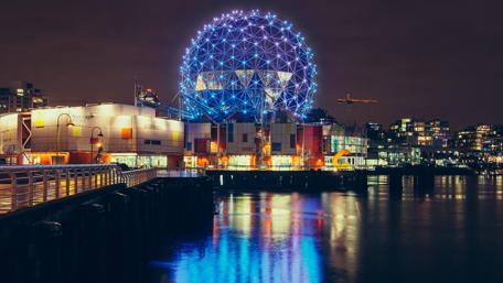 Vancouver at night wallpaper