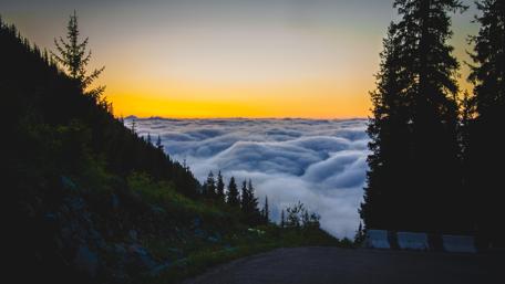 Clouds in Kazakhstan wallpaper