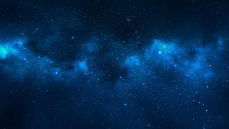 Blue nebula wallpaper