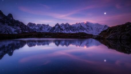 Cheserys Lakes - Chamonix wallpaper