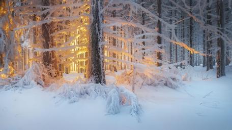 Enchanting Winter Wonderland Wallpaper wallpaper