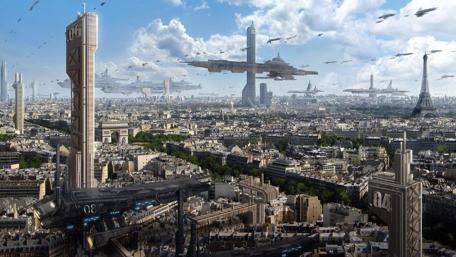 The future of Paris wallpaper