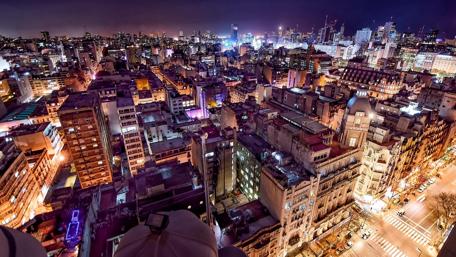 Buenos Aires at night wallpaper