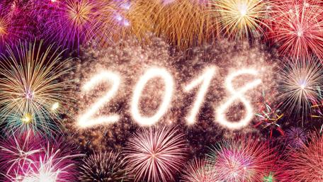 New Year 2018 Fireworks Celebration Wallpaper wallpaper