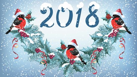 2018 New Year wallpaper